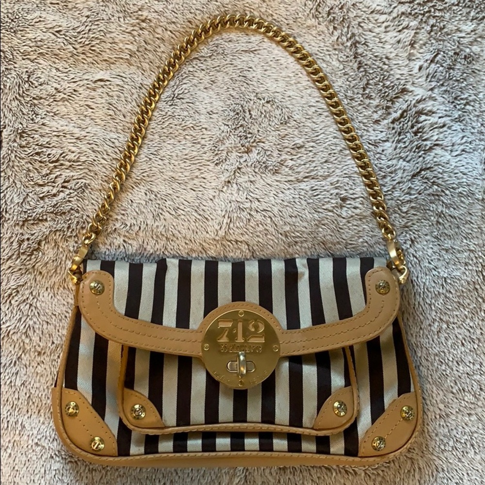 Signature Henri Bendel 712 5th Ave. Shoulder Bag